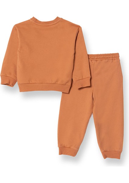 Erkek Bebek Eşofman Takım Bisiklet Yaka Uzun Kol Ribanalı fiyatları