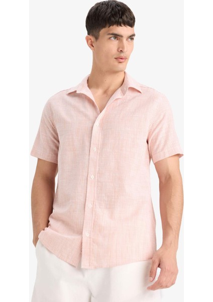Pamuklu Kısa Kollu Gömlek F6390AX25SM modelleri