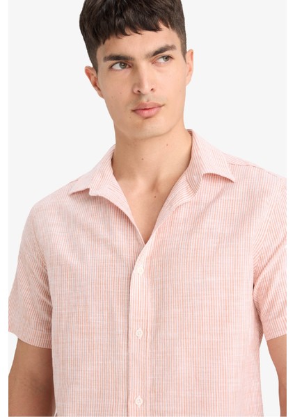Pamuklu Kısa Kollu Gömlek F6390AX25SM fırsatları