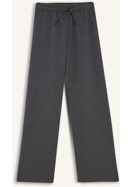 Kız Çocuk Wide Leg Geniş Paça Okul Pantolonu F2257A825AU