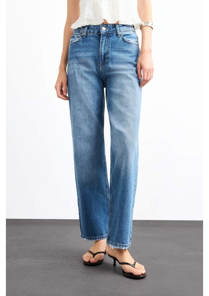 Straight Fit Jean PANTOLON G0460AX25SM indirimleri