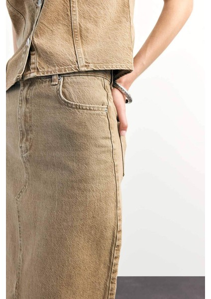 Long Fit Midi Jean ETEK F9560AX25SM indirimleri
