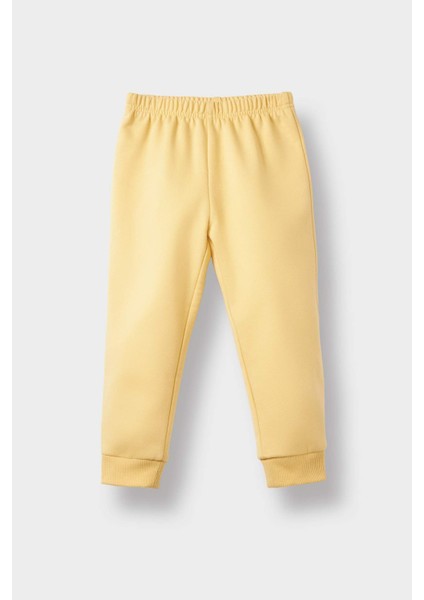 Kız Bebek 2'li Takım İçi Yumuşak Tüylü Sweatshirt Eşofman Altı E8360A525AU fiyatları