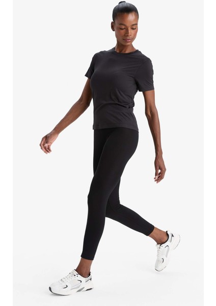 Fit Yüksek Bel Beli Saran Pamuklu Basic Düz Sporcu Tayt Z6327AZ25AU fiyatları