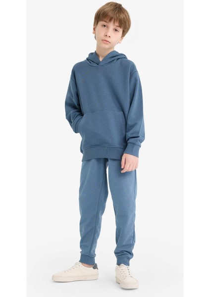 Erkek Çocuk Basic Düz Kapüşonlu Okul Sweatshirt E9558A825AU fiyatları