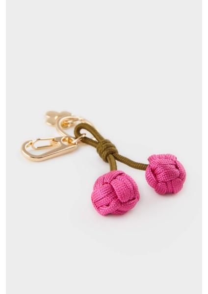 Kadın Pembe Toplu Charm Anahtarlık F1727AXNS fiyatları
