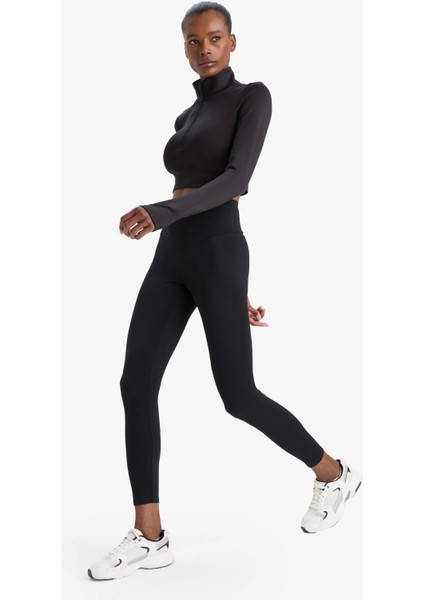 Fit Yüksek Bel Beli Saran Toparlayıcı Esnek Premium Sporcu Tayt fırsatları