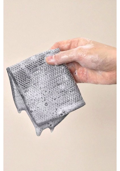 3 Adet Tencere Tava Ovma Bezi Tekrar Kullanılabilir Tel Bulaşık Bezi Temizlik Süngeri modelleri