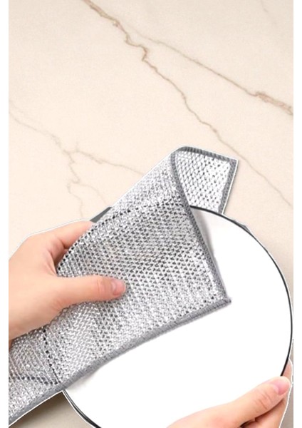 3 Adet Tencere Tava Ovma Bezi Tekrar Kullanılabilir Tel Bulaşık Bezi Temizlik Süngeri fırsatları