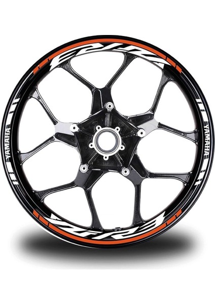 Kırmızı Yamaha R6 Takım Jant Sticker Etiket