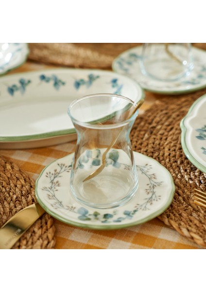 Ocaliptus Stoneware 26 Parça 6 Kişilik Kahvaltı Takımı Yeşil indirimleri