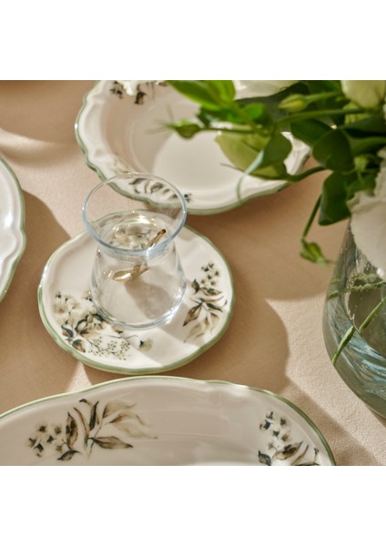 Julia Stoneware 26 Parça 6 Kişilik Kahvaltı Takımı Yeşil indirimleri