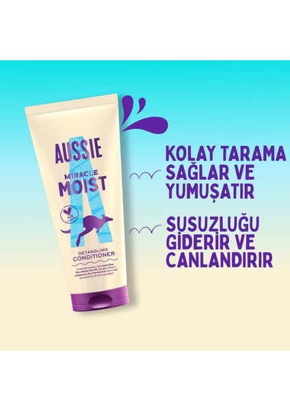 Miracle Moist Kuru Saçları Canlandıran Nemlendirici Saç Kremi fırsatları