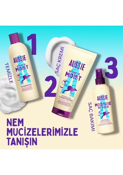 Miracle Moist Kuru Saçları Canlandıran Nemlendirici Saç Kremi