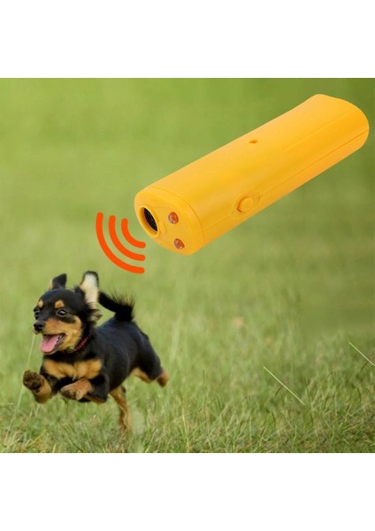 Ultrasonik Köpek Uzaklaştırıcı Cihaz - 150 Desibel, Ses Dalgasıyla Zararsız Koruma, LED Işıklı, Taşınabilir fiyatları