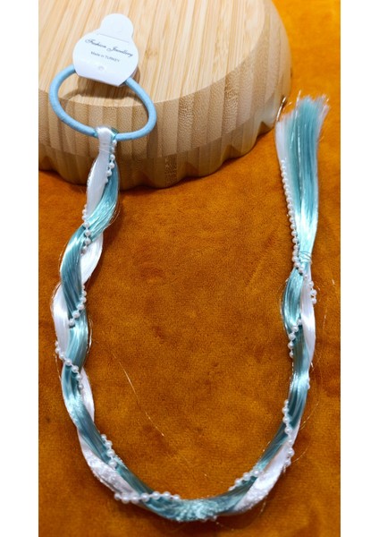 Renkli Lastikli Çocuk Saçı