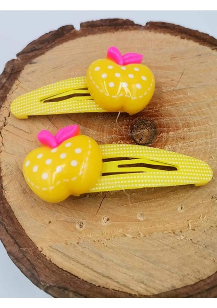 Sarı Renk Figürlü Çıt Çıt Çocuk Tokası modelleri