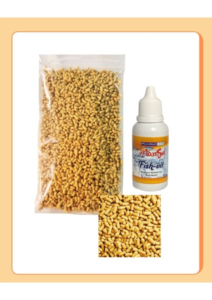 Pond Stick Naturel Japon Balığı Yemi 250GR + Fish-Vit Balık Vitamini fiyatları