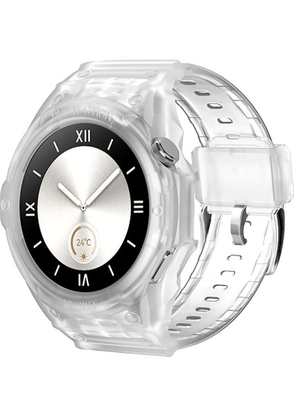 Huawei Watch GT 4 / GT 5 46mm için TPU Kayış (Yurt Dışından)