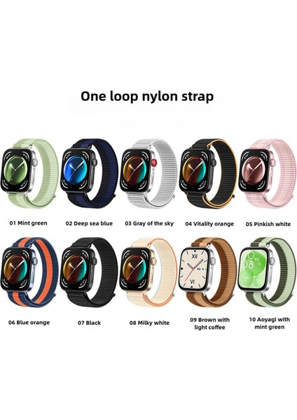 Huawei Watch Fit 4 Pro / Fit 4 / Fit 3 Için Naylon Saat Kayışı (Yurt Dışından) modelleri