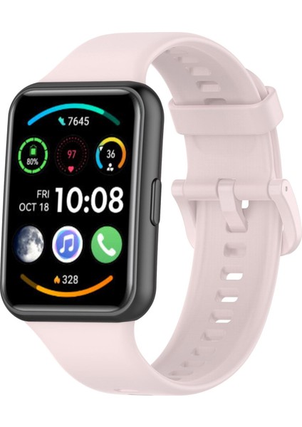 Huawei Watch Fit 2 Için Renkli Silikon Kayış (Yurt Dışından)