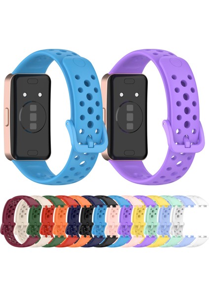 Huawei Band 10 / 9 / 8 Için Silikon Saat Kayışı (Yurt Dışından) modelleri