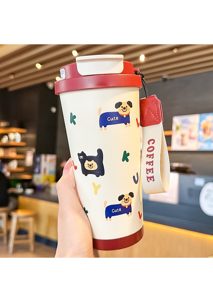 316 Çift Içecek Paslanmaz Çelik Yalıtım Dağı Yüksek Değerli Taşınabilir Kahve Su Dağı Panda Çift Içecek Soğuk Sıcak Boru Dağı (Yurt Dışından)