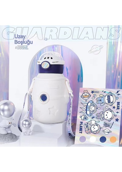 Çocuk Termos Saksı Saman Dak Su Dağı Ilkokul Öğrencisi Spor Dışarı Taşınabilir Kız Çocuk Sevimli Su Şişesi (Yurt Dışından)