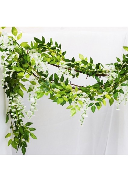 230 cm G03 180 cm Sarmaşık Wisteria Çiçekler Yapay Ki Vine Garland Odası Bahçe Süslemeleri Düğün Kemer Bebek Duş Çiçek Dekor (Yurt Dışından) modelleri