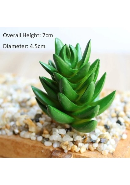 G San Zi Ta Yeşil Mini Bonsai Yapay Succulents Kiler Ev Bahçe Dekorasyon Kiler 39 Stilleri Pick Up Dıy Plante Artificielle (Yurt Dışından)