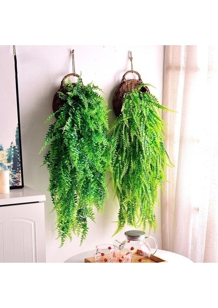 Beyaz Farsça Sarmaşıklar Yapay Kiler Asılı Fern Ki Asma Açık Bahçe Ev Düğün Dekorasyon Yeşil Kiler Duvar Dekor (Yurt Dışından) fiyatları