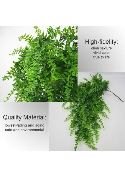 Beyaz Farsça Sarmaşıklar Yapay Kiler Asılı Fern Ki Asma Açık Bahçe Ev Düğün Dekorasyon Yeşil Kiler Duvar Dekor (Yurt Dışından) fırsatları