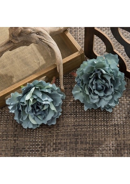 Koyu Mavi 10 Parça 10 Adet Yapay Çiçekler Ev Noel Süslemeleri Ev Için Ipek Şakayık Ki Diy Scrapbooking Açık Düğün Dekorasyon (Yurt Dışından)