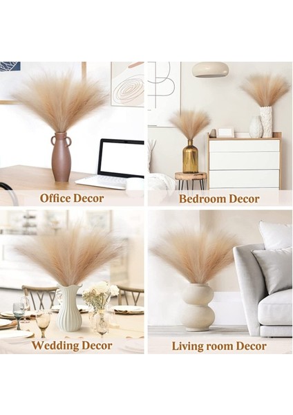 Siyah 20 Adet 10/20 Adet Yapay Pampas Çim Buketi Ev Yatak Odası Düğün Parti Dekorasyon Ki Simülasyon Kurutulmuş Çiçek Kamış (Yurt Dışından) indirimleri