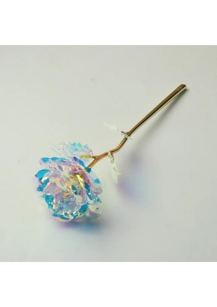 Renkli 24K Ebedi Gül Yapay Çiçekler Folyo Kaplama Altın Gül Düğün Sevgililer Günü Dekorasyon Anneler Günü Hediyeleri Çiçek (Yurt Dışından)