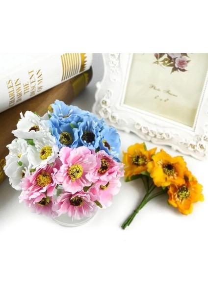 Gül 1 Demet/6 Adet 4 cm Mini Haşhaş Buketi Ipek Yapay Çiçek Düğün Iyilik Kutusu Gül Çiçekler Dıy Scrapbooking Için (Yurt Dışından) fırsatları