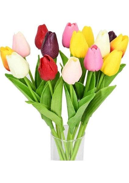 E 10 Adet Lale Yapay Çiçek Gerçek Dokunmatik Yapay Buket Pe Çiçek Düğün Dekorasyon Için Çiçekler Ev Bahçe Dekor (Yurt Dışından) indirimleri
