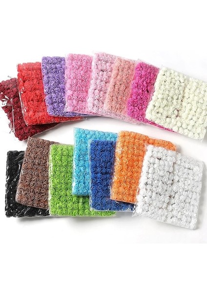 Mavi 144 Adetyapay Gül Buketi Köpük Çiçekler Ev Deco Düğün Dekorasyon Noel Dekorasyon 2023DIY Gelin Çelenk El Yapımı (Yurt Dışından) modelleri