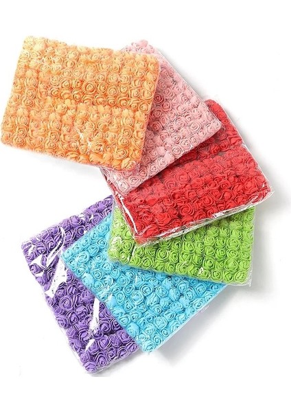 Mavi 144 Adetyapay Gül Buketi Köpük Çiçekler Ev Deco Düğün Dekorasyon Noel Dekorasyon 2023DIY Gelin Çelenk El Yapımı (Yurt Dışından) fırsatları