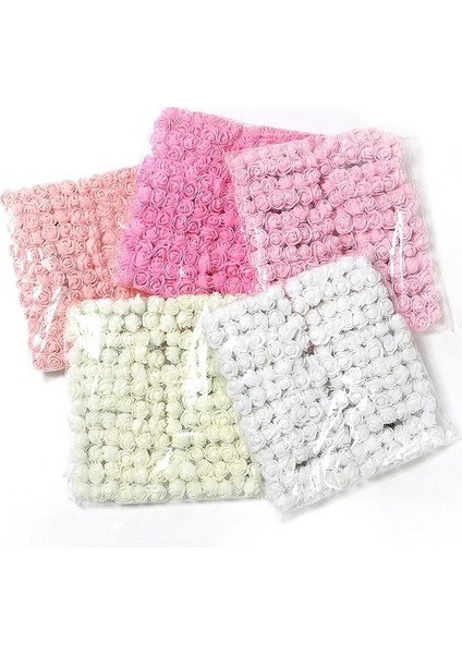 Mavi 144 Adetyapay Gül Buketi Köpük Çiçekler Ev Deco Düğün Dekorasyon Noel Dekorasyon 2023DIY Gelin Çelenk El Yapımı (Yurt Dışından) indirimleri