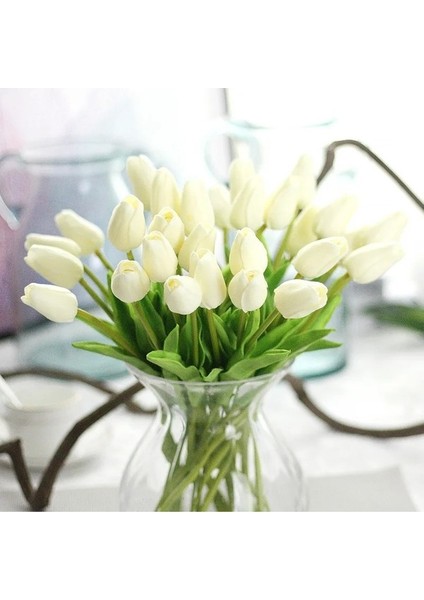 E-Kırmızı Lale 10 Adet Yapay Çiçekler Bahçe Laleler Gerçek Dokunmatik Çiçekler Lale Buketi Dekor Mariage Ev Düğün Süslemeleri Için Çiçek (Yurt Dışından) fırsatları