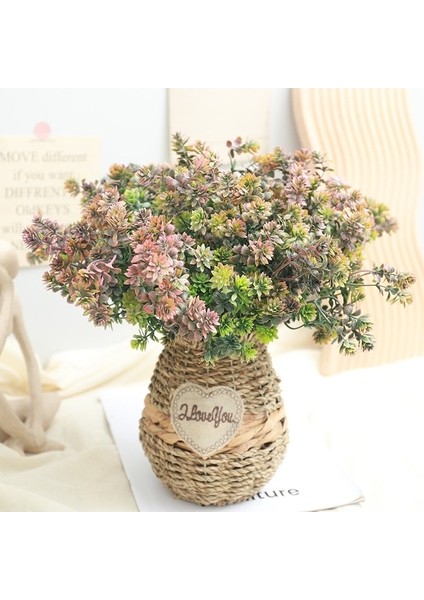 Derin Kahverengi Plastik Succulents Yapay Kiler Açık Bahçe Dekorasyonu Sonbahar Yaprakları Düğün Ev Pencere Masa Dıy Düzenlemesi Kiler (Yurt Dışından) fiyatları