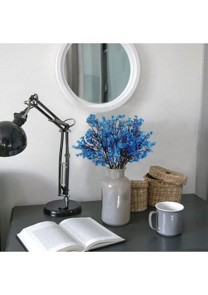 16 Adet Yapay Çiçekler Gerçek Dokunuş Gypsophila Çiçekler Ev Çiçek Düzenlemeleri Düğün Açık Hava Dekoru Beyaz (Yurt Dışından) fırsatları