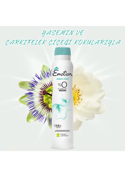 Aqua Kiss Kadın Deodorant 3X200 ml