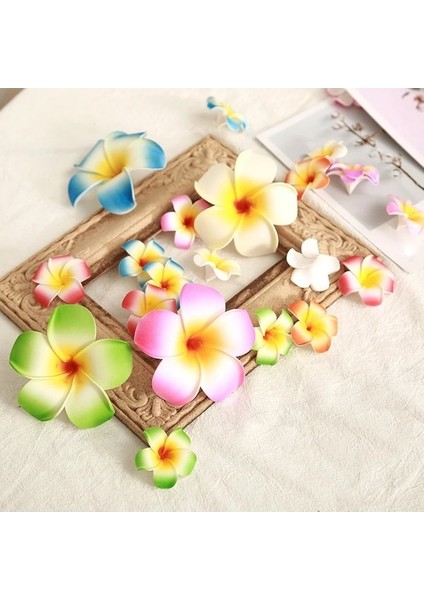 9 cm Mor 10 Adet Köpük Yapay Çiçekler Kafaları Ev Dekor Için Çiçekler Hawaii Plaj Partisi Düğün Dekorasyon Zanaat Hediyeler Aksesuarları (Yurt Dışından) fırsatları