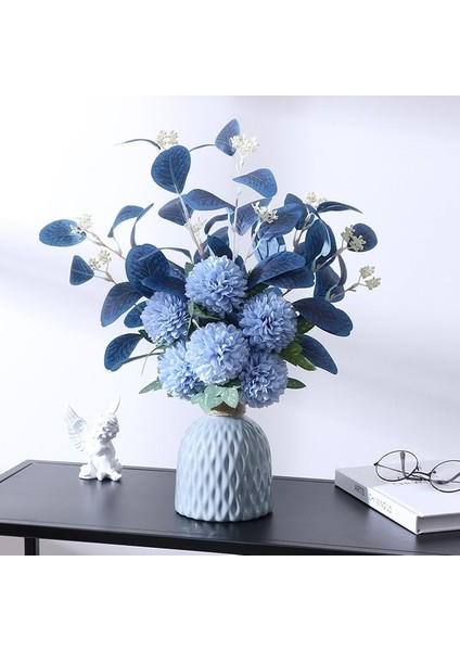 Turuncu Iskandinav Yapay Ipek Çiçekler Beyaz Gelin Düğün Anemon Buketi Karalama Defteri Ev Parti Odası Masa Dekorasyon Ki Çiçek (Yurt Dışından) fırsatları