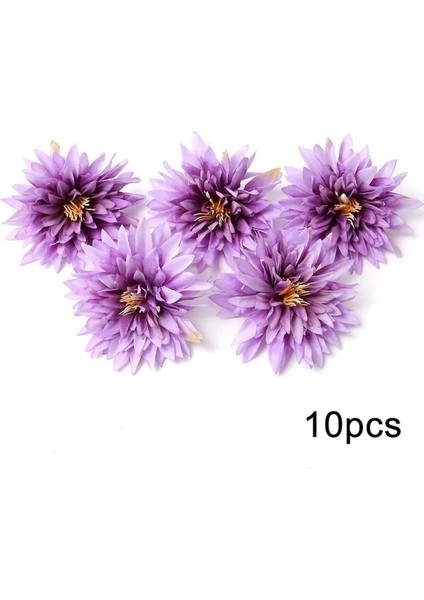 18 Mor Yapay Çiçekler Kafaları Ipek Çiçekler Ev Dekor Parti Düğün Dekorasyon Dıy Sevgililer Günü Hediyeleri Aksesuarları (Yurt Dışından)