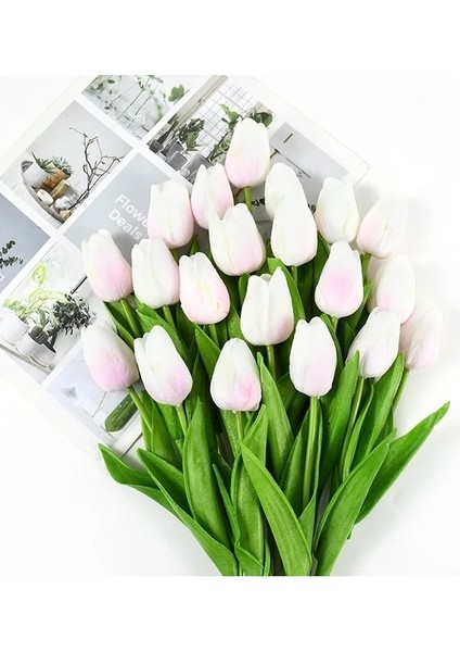 K03 5 Adet 35 cm Lale Çiçek Yapay Lale Buketi 10/5 Adet Pe Köpük Çiçek Düğün Töreni Için Dekor Ev Bahçe Buket Dekor (Yurt Dışından)