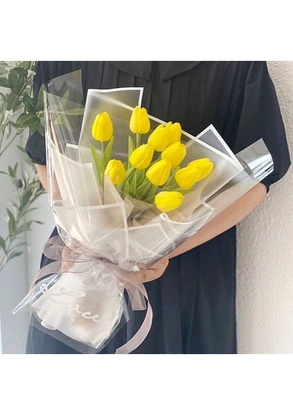 K03 5 Adet 35 cm Lale Çiçek Yapay Lale Buketi 10/5 Adet Pe Köpük Çiçek Düğün Töreni Için Dekor Ev Bahçe Buket Dekor (Yurt Dışından) fırsatları