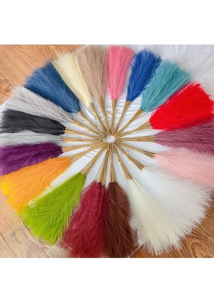 Gri 1pc 1/5/10/20PCS 55 cm Mini Pampas Çim Yapay Görkemli Çim Vazo Dolgu Çiçek Ev Oturma Odası Mutfak Düğün Boho Dekor (Yurt Dışından) fiyatları